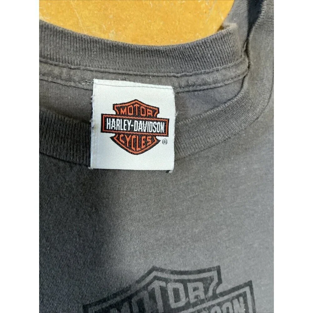 Harley Davidson T-shirt Mens 2XL Grey 2016 HD Savannah GA Timeless Legen… - Picture 6 of 9